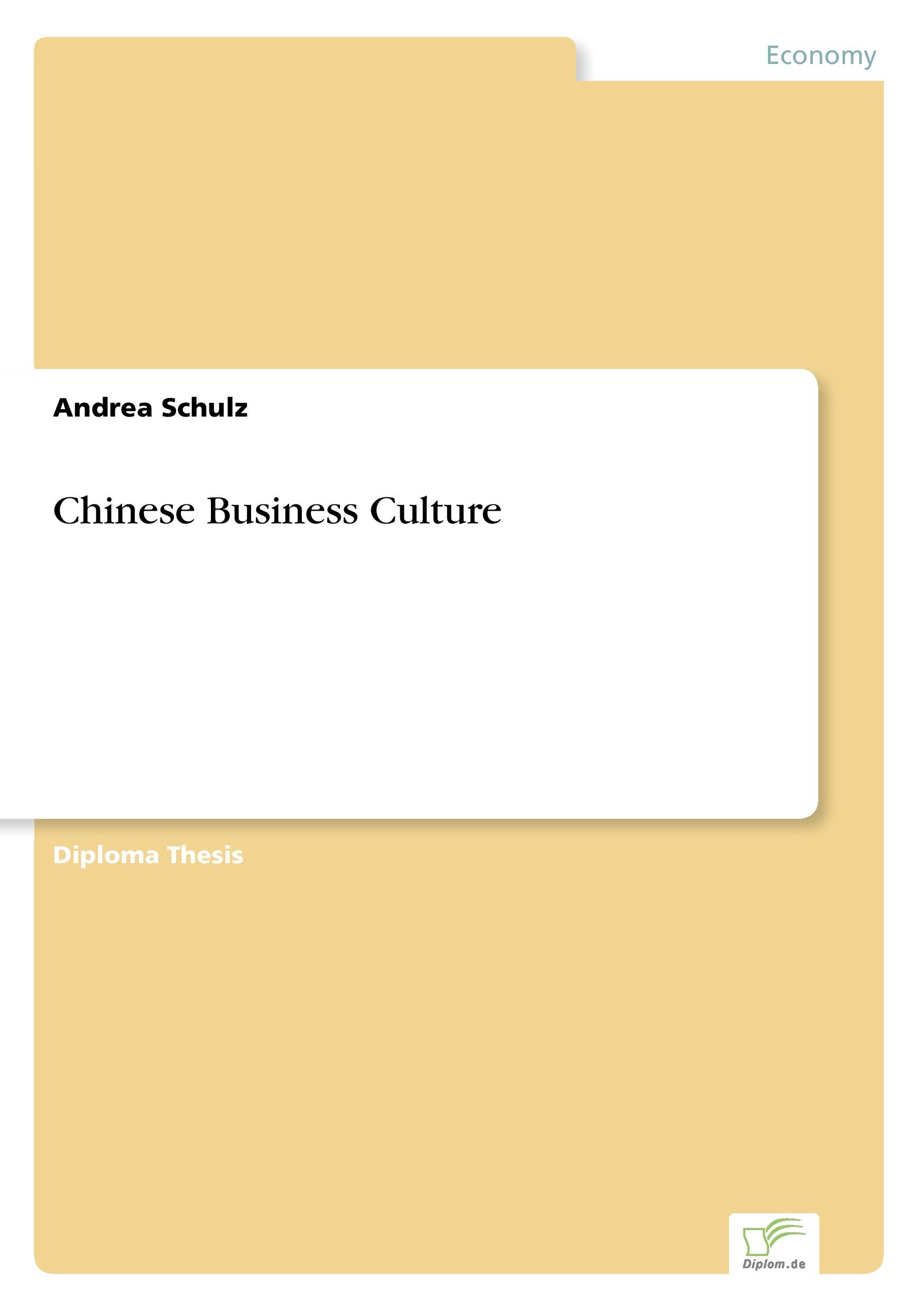 Vorderes Coverbild Chinese Business Culture