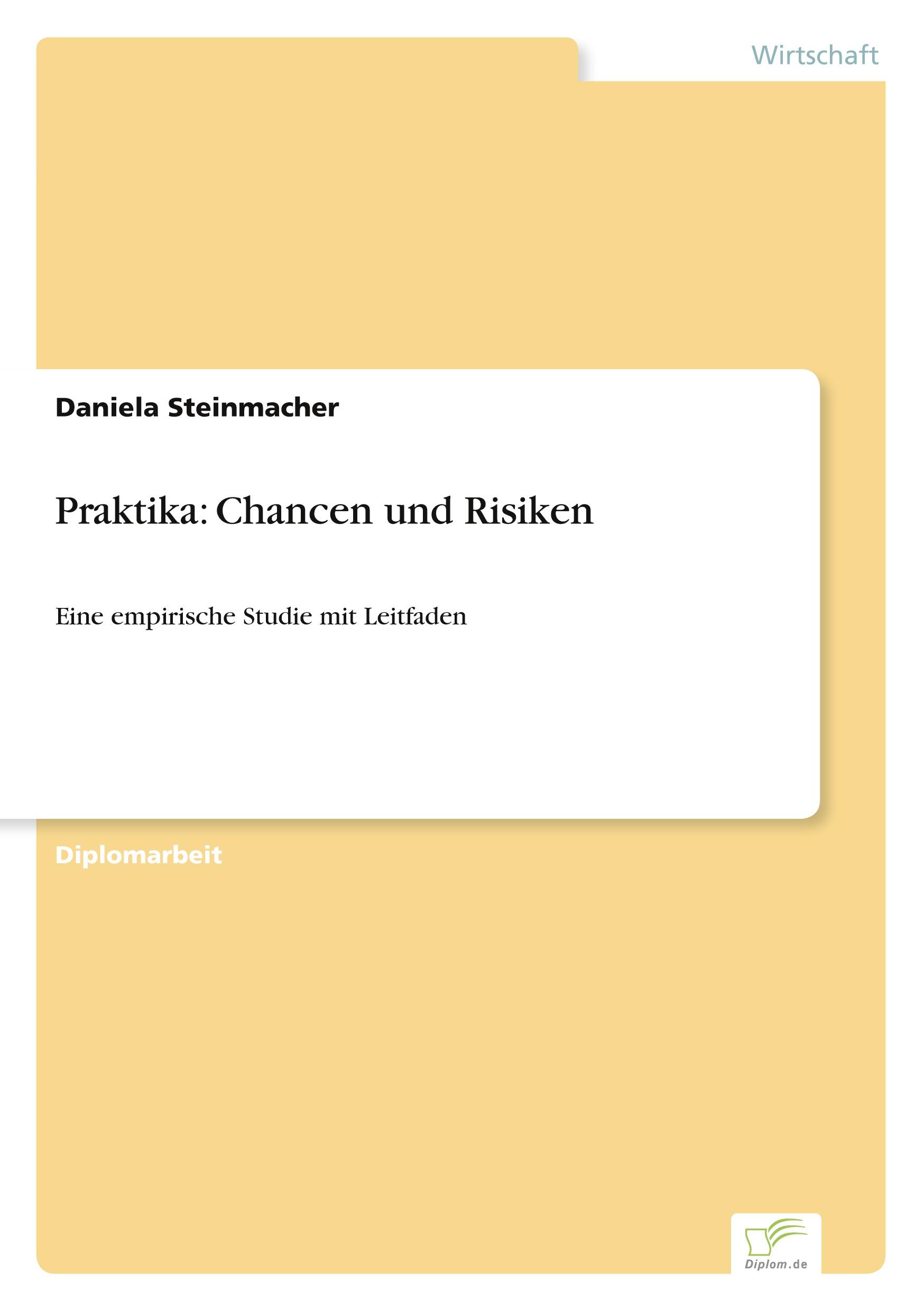 Vorderes Coverbild Praktika: Chancen und Risiken