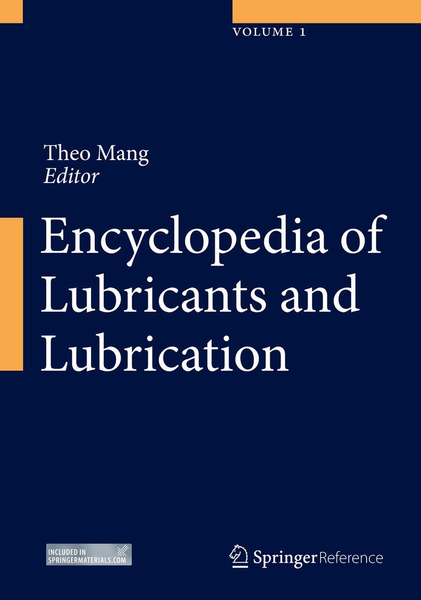 Vorderes Coverbild Encyclopedia of Lubricants and Lubrication