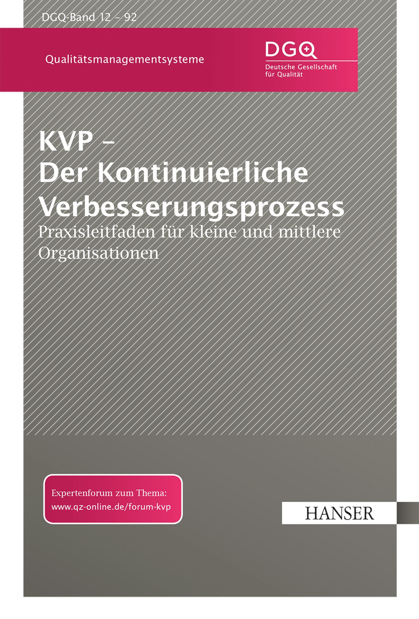 Vorderes Coverbild KVP - Der Kontinuierliche Verbesserungsprozess