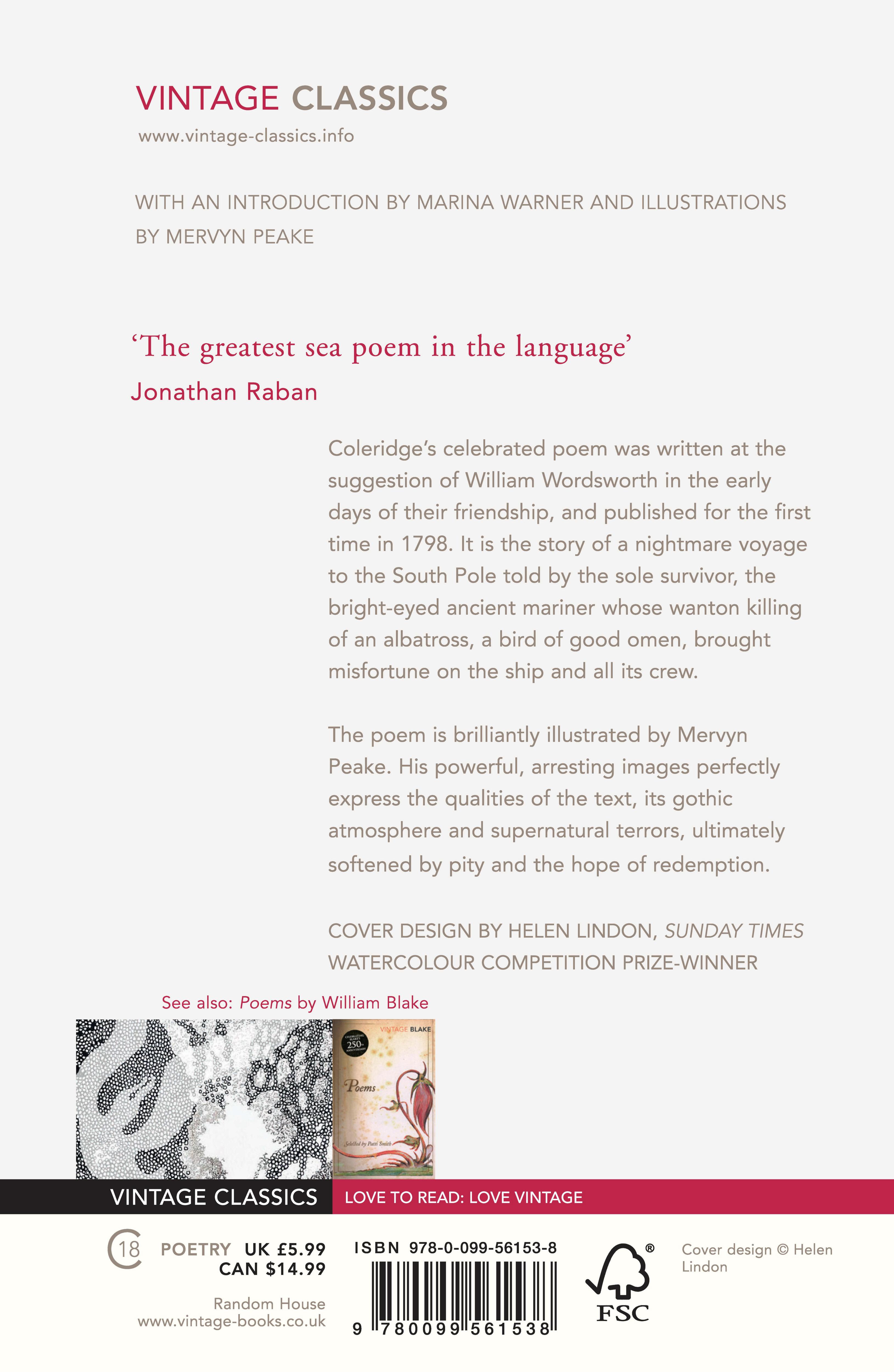 Rückseitencover The Rime Of The Ancient Mariner