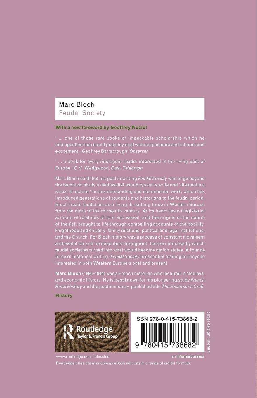 Rückseitencover Feudal Society