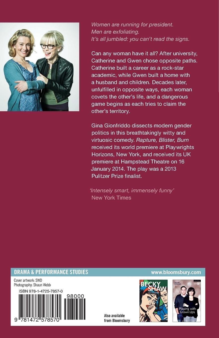 Rückseitencover Rapture, Blister, Burn