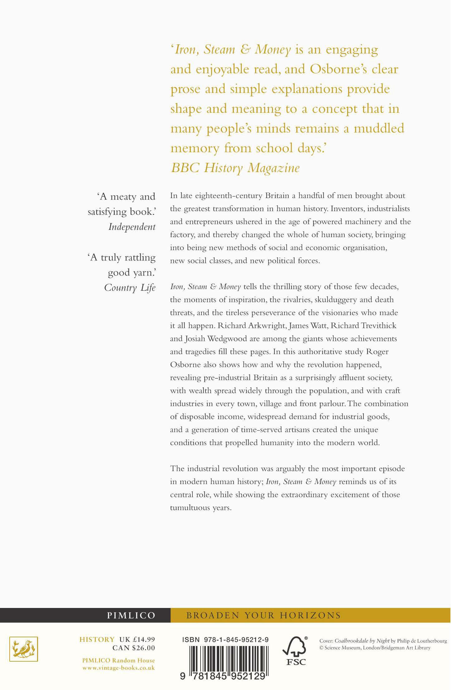 Rückseitencover Iron, Steam & Money