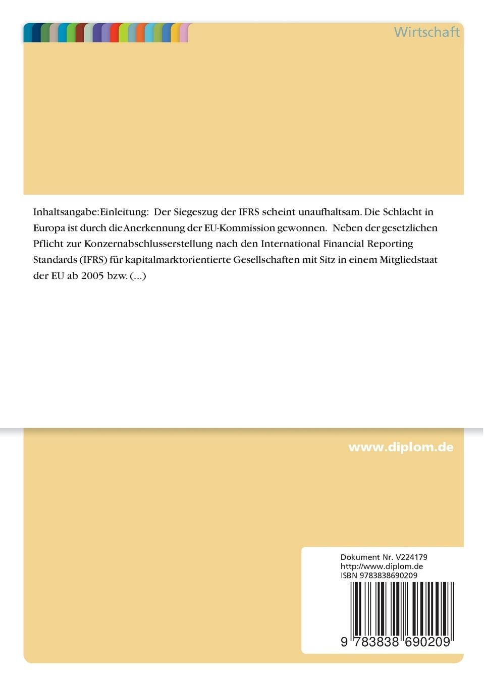 Rückseitencover Das Eigenkapital im Jahresabschluss nach IFRS