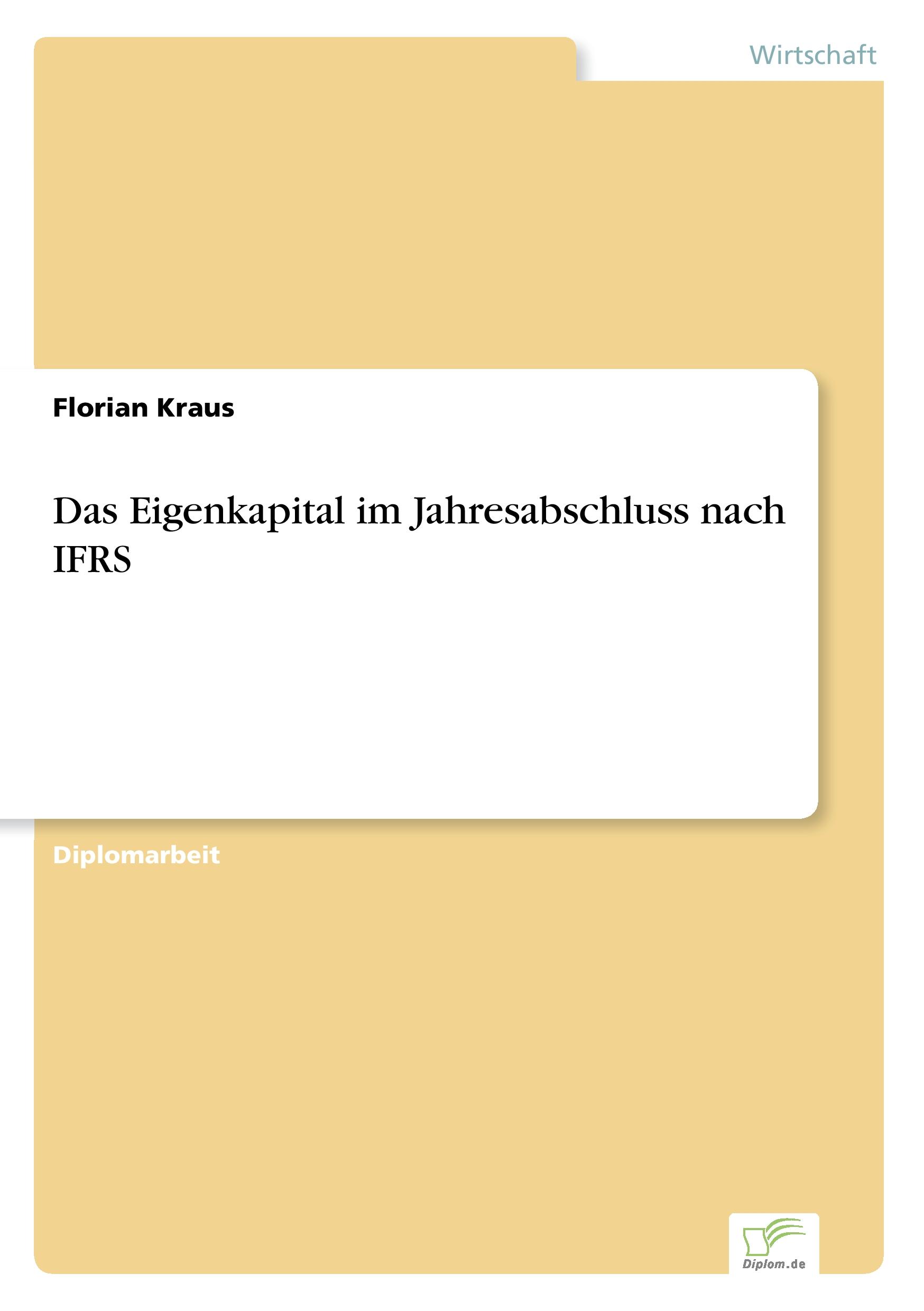 Vorderes Coverbild Das Eigenkapital im Jahresabschluss nach IFRS