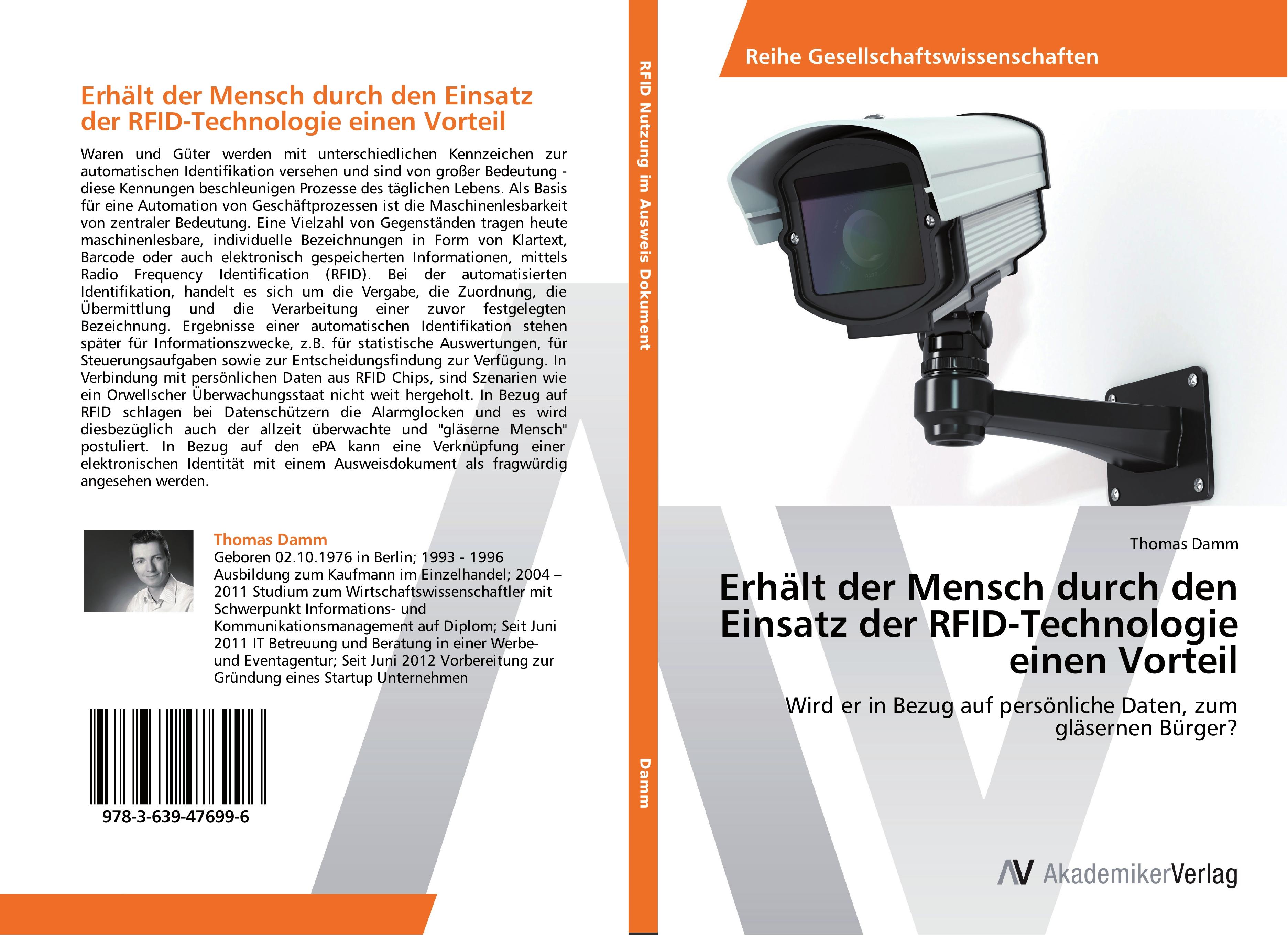 Vorderes Coverbild Erhält der Mensch durch den Einsatz der RFID-Technologie einen Vorteil