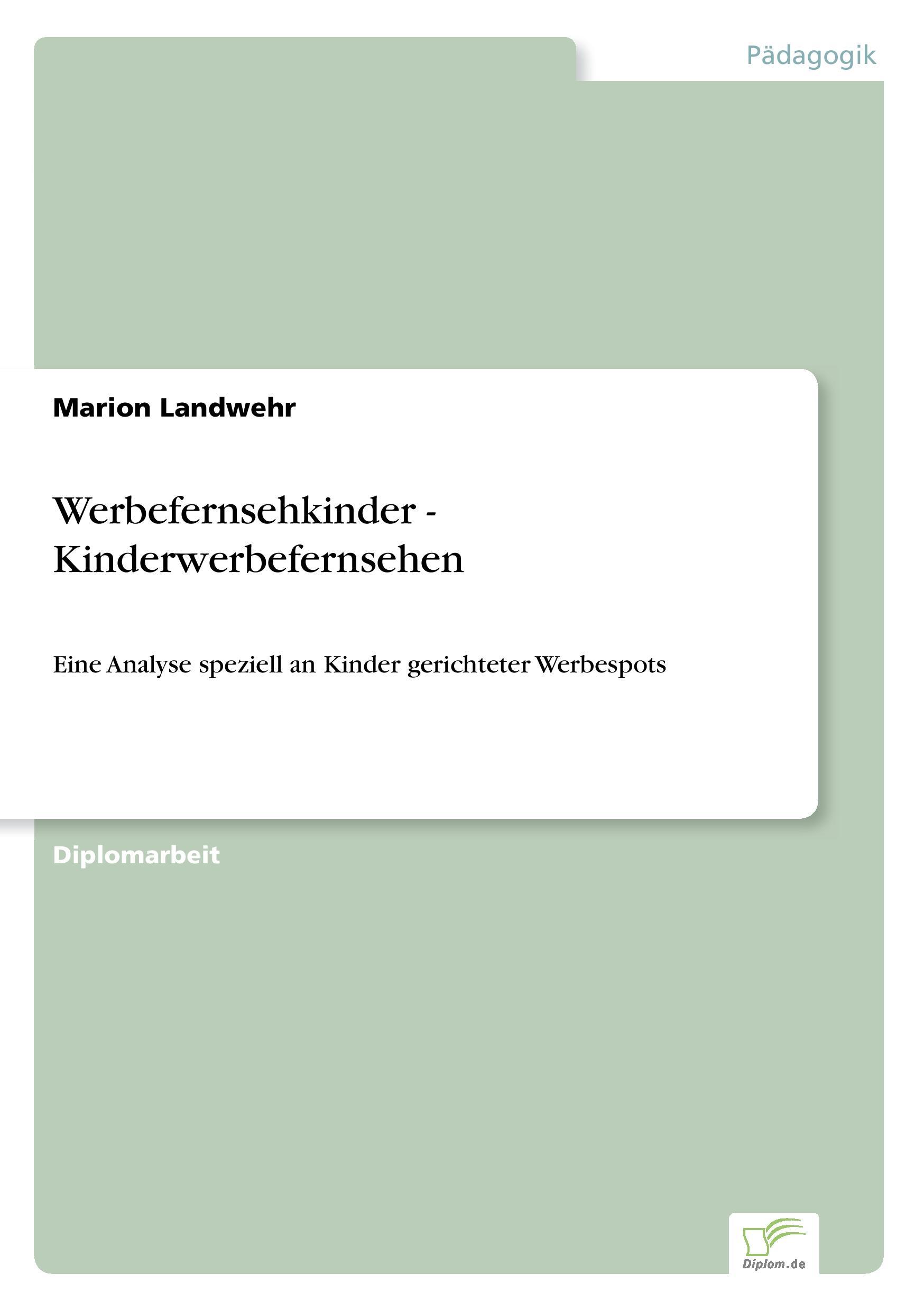 Vorderes Coverbild Werbefernsehkinder - Kinderwerbefernsehen