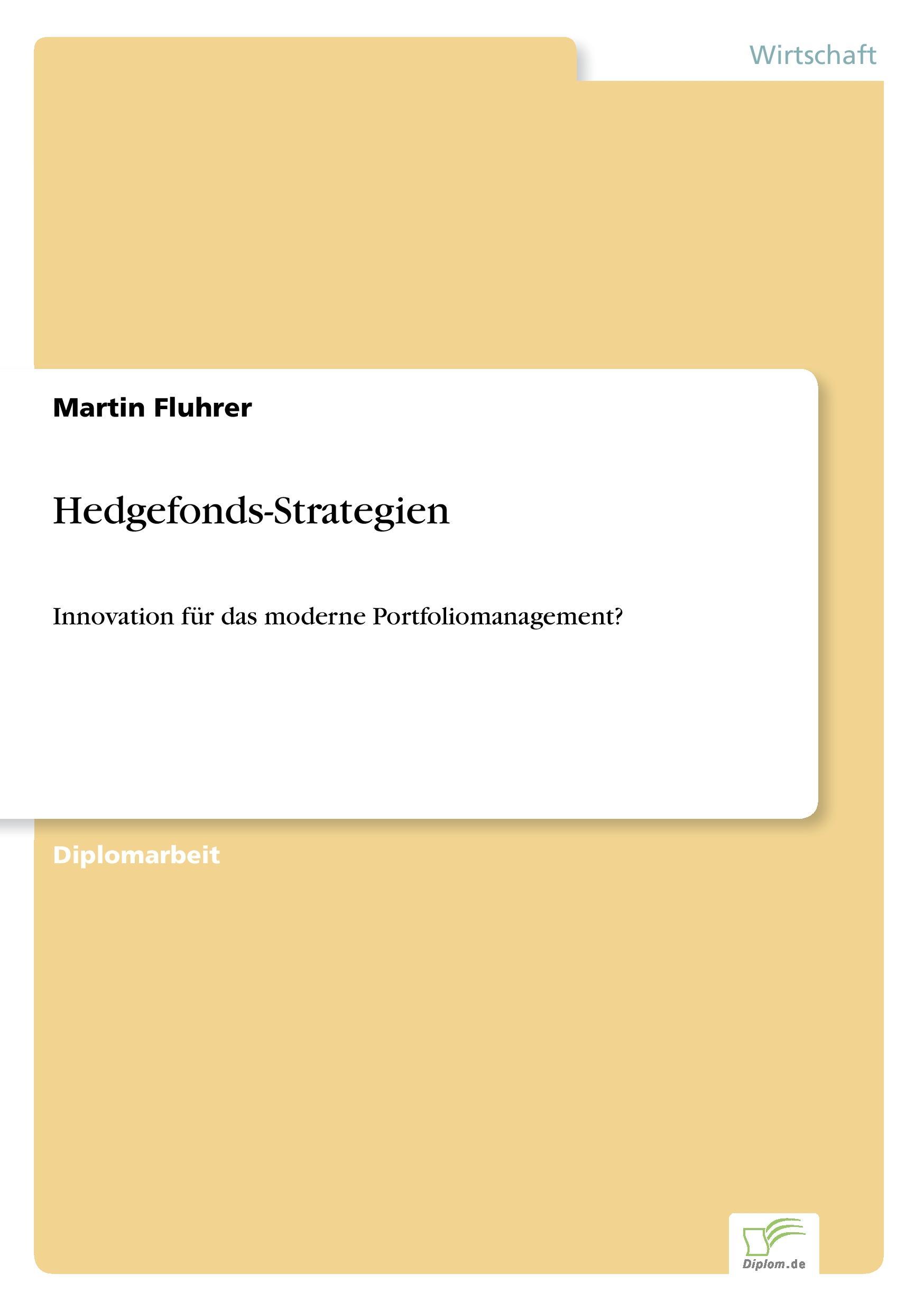 Vorderes Coverbild Hedgefonds-Strategien