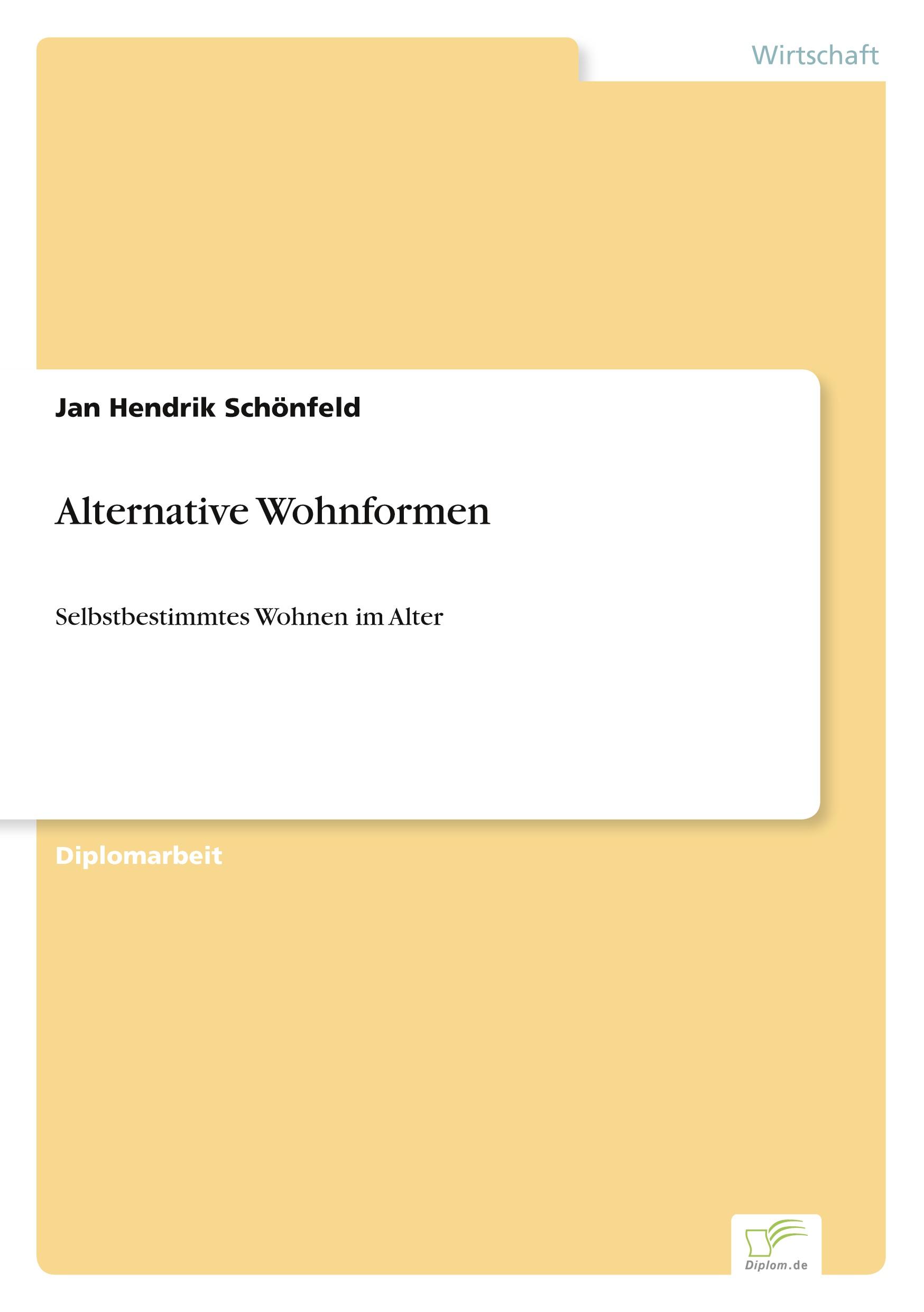 Vorderes Coverbild Alternative Wohnformen