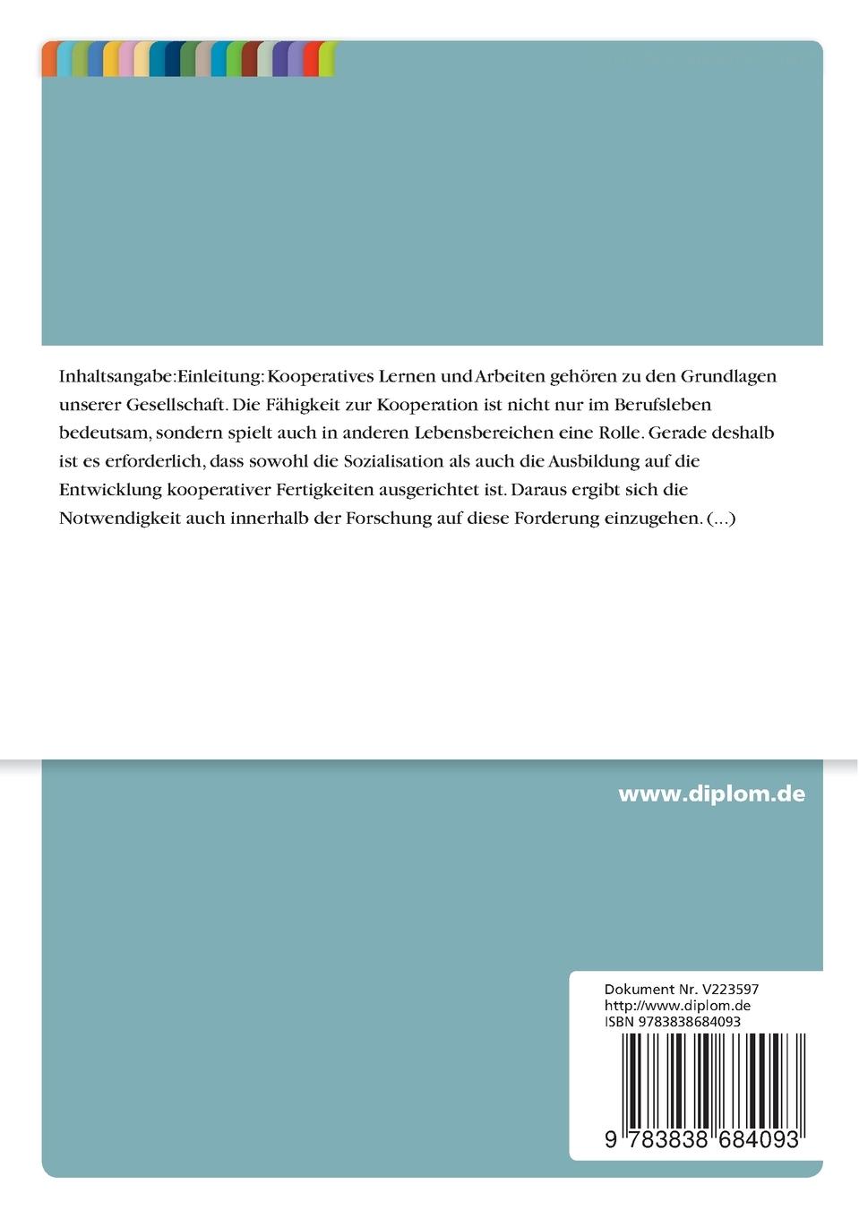 Rückseitencover Kooperatives Lernen aus Lösungsbeispielen