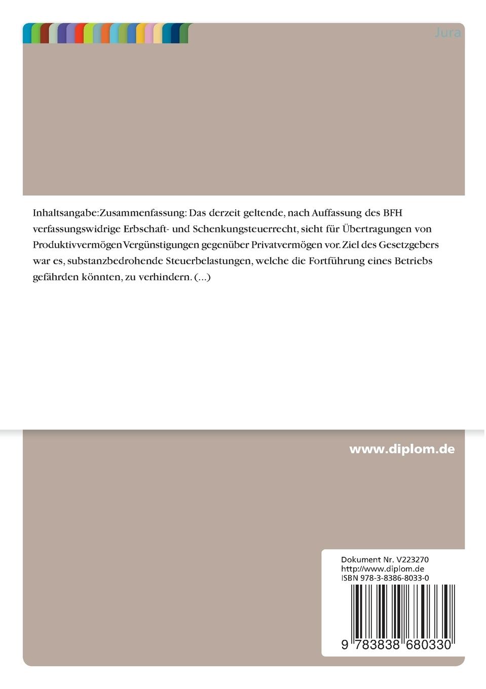 Rückseitencover Steuergestaltung bei Übertragung von Immobilien