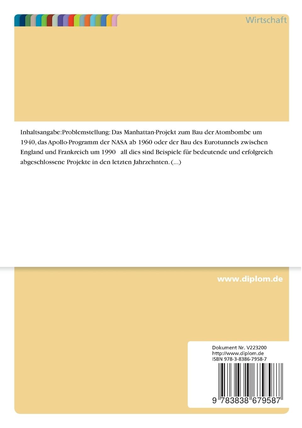 Rückseitencover Projektleiterlaufbahnen und projektorientierte Führungskräfteentwicklungsprogramme in multinationalen Unternehmen