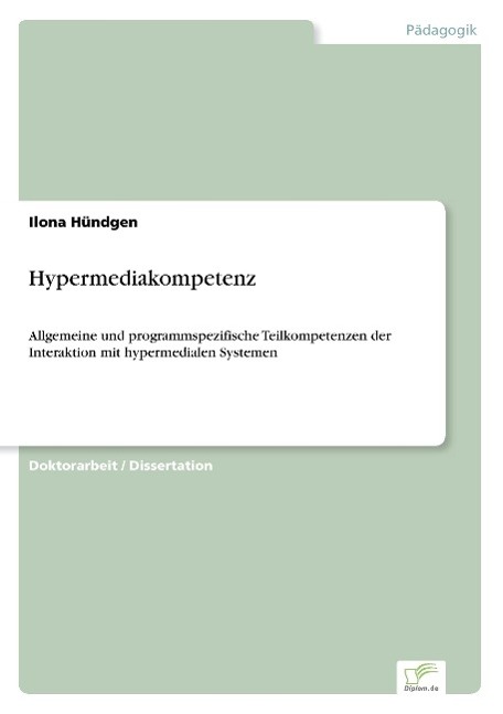 Vorderes Coverbild Hypermediakompetenz
