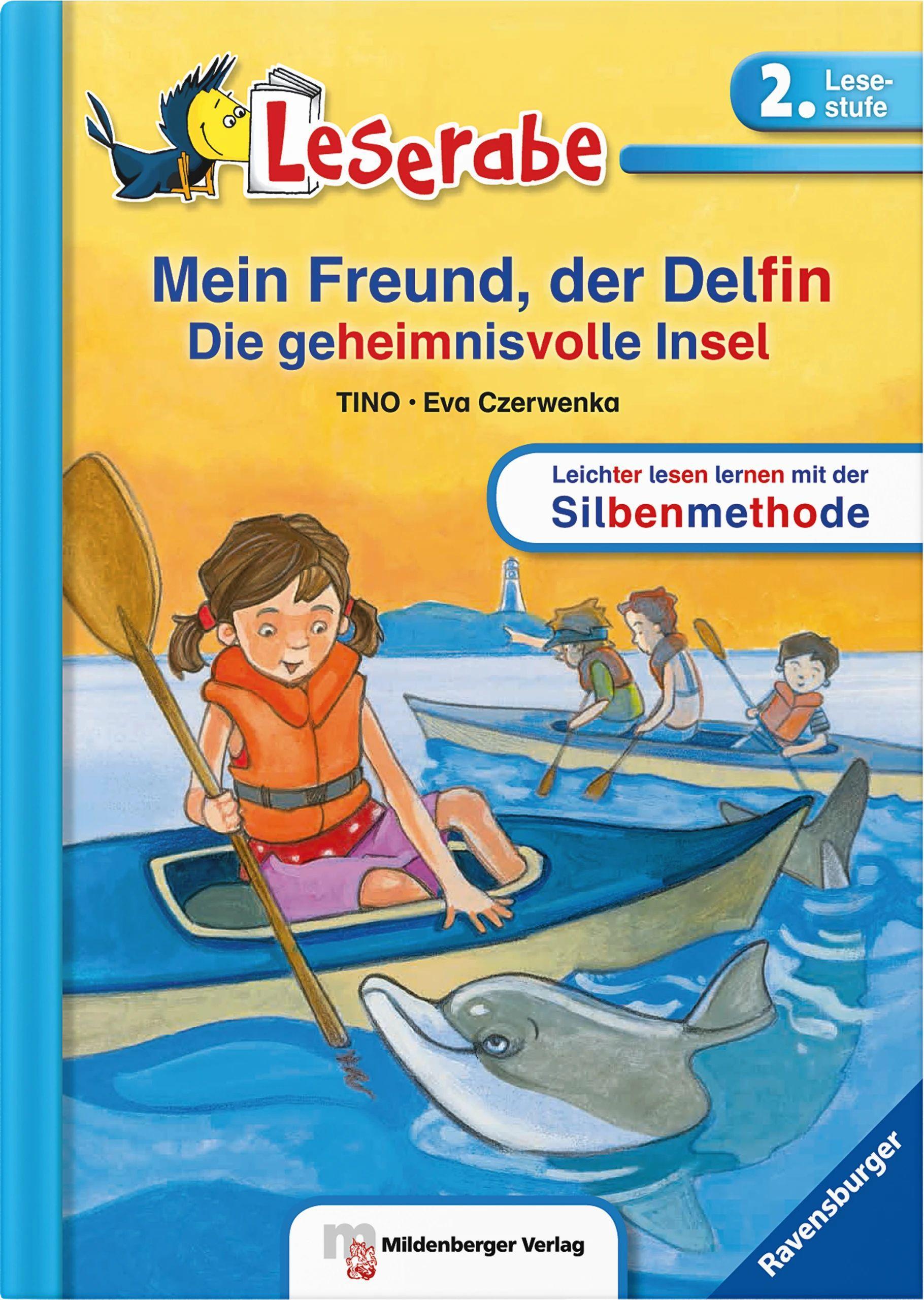 Vorderes Coverbild Leserabe -  Mein Freund, der Delfin - Die geheimnisvolle Insel