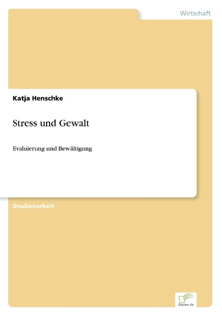 Vorderes Coverbild Stress und Gewalt