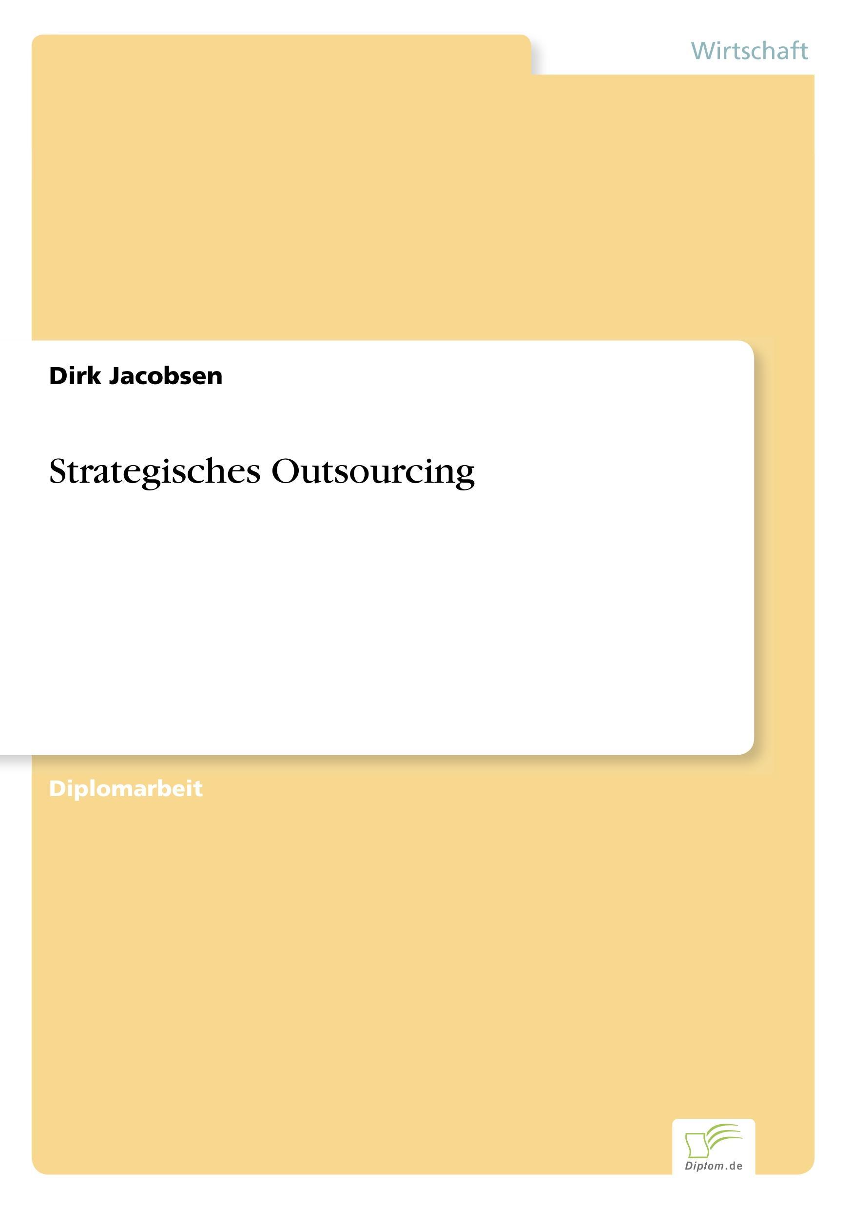 Vorderes Coverbild Strategisches Outsourcing