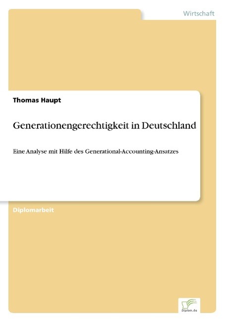 Vorderes Coverbild Generationengerechtigkeit in Deutschland