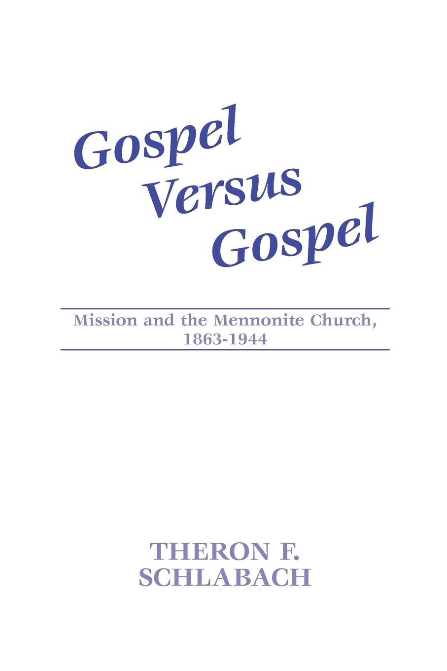 Vorderes Coverbild Gospel Versus Gospel