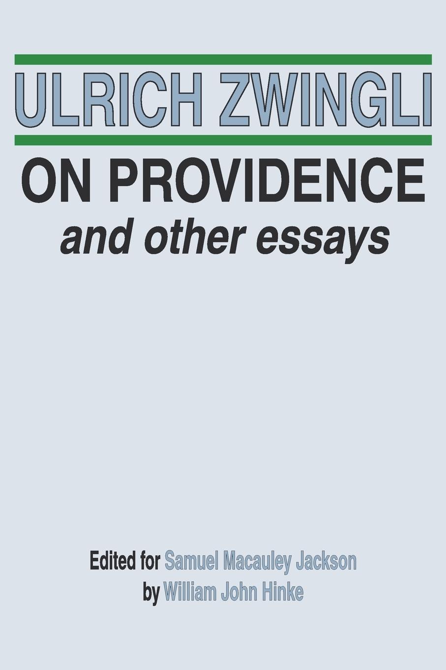 Vorderes Coverbild On Providence and Other Essays