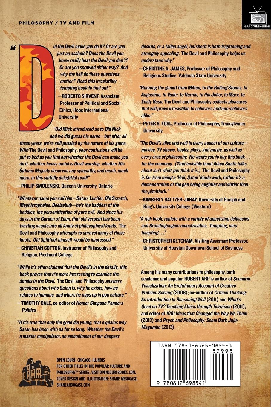 Rückseitencover The Devil and Philosophy