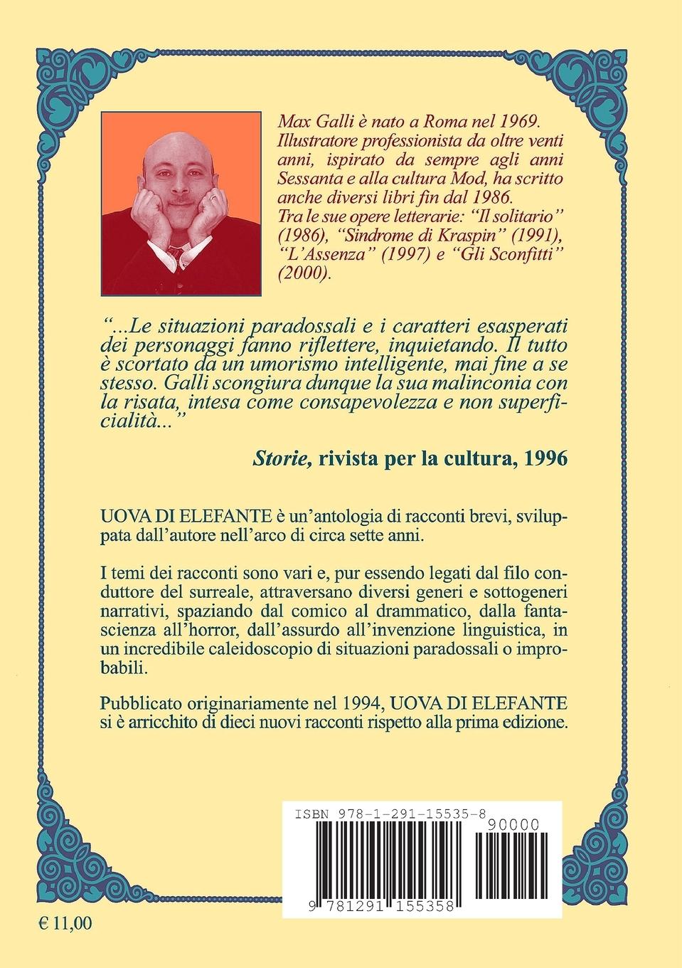 Rückseitencover UOVA DI ELEFANTE