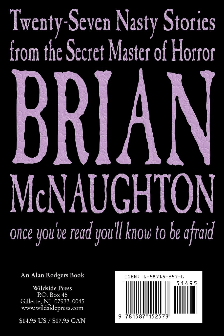 Rückseitencover Nasty Stories