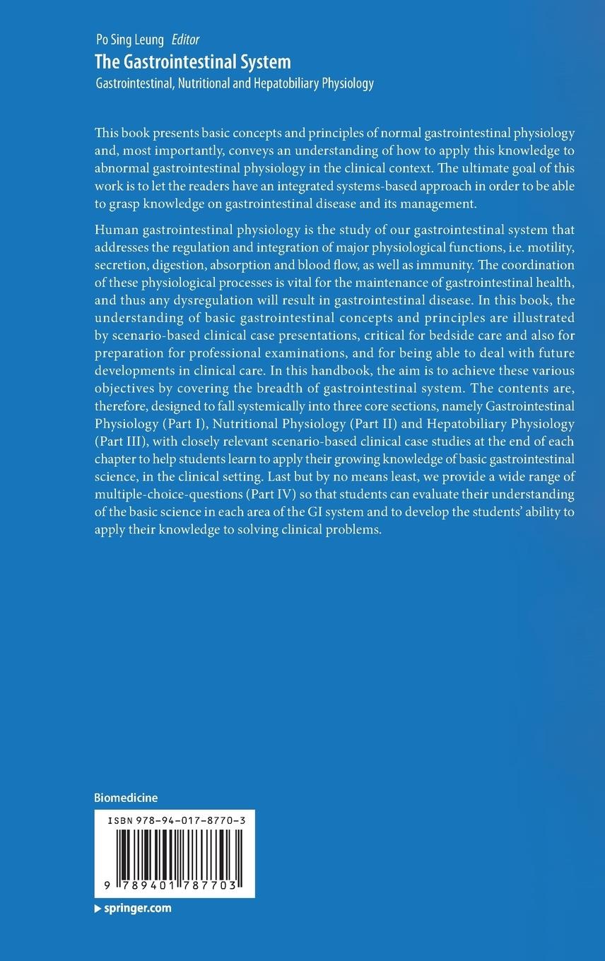 Rückseitencover The Gastrointestinal System