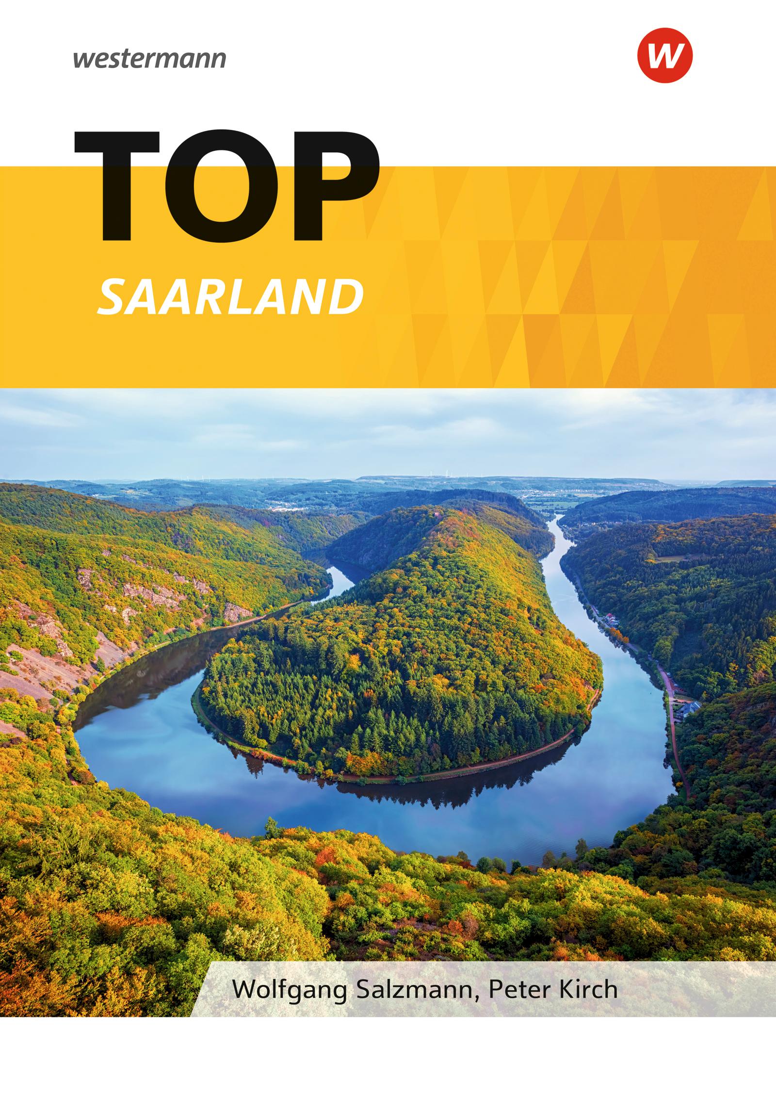 Vorderes Coverbild Topographische Arbeitshefte. TOP Saarland