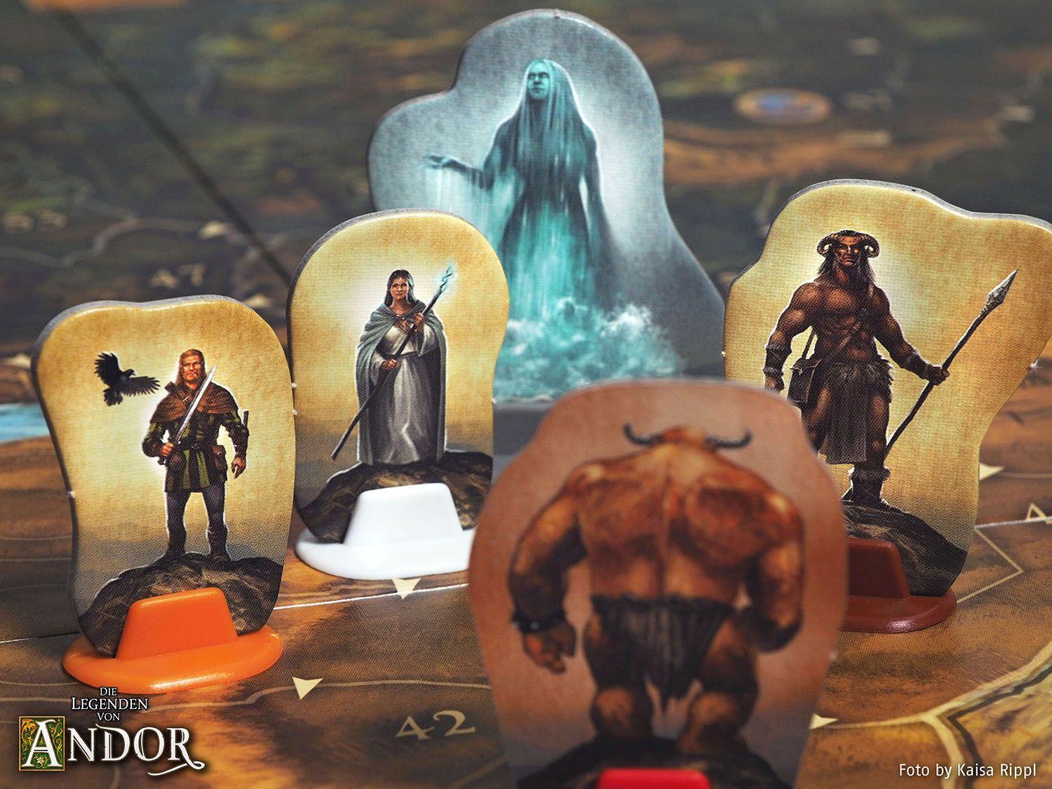 Beispielinhalt (Bild) Die Legenden von Andor - Erweiterung - Neue Helden
