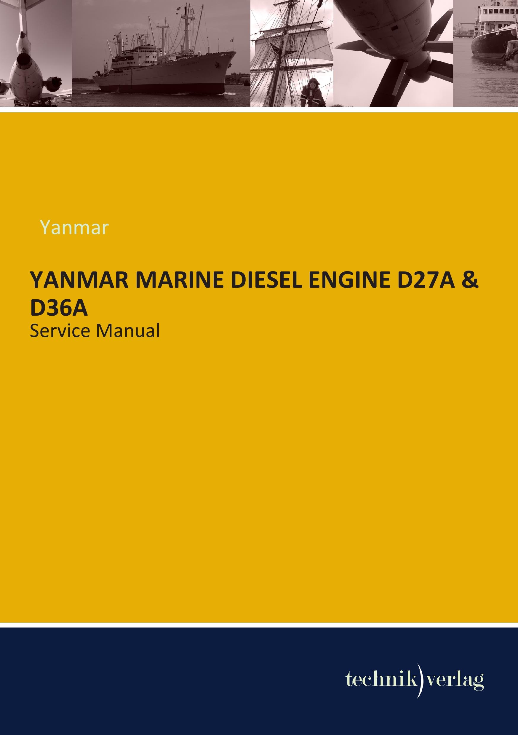 Vorderes Coverbild YANMAR MARINE DIESEL ENGINE D27A