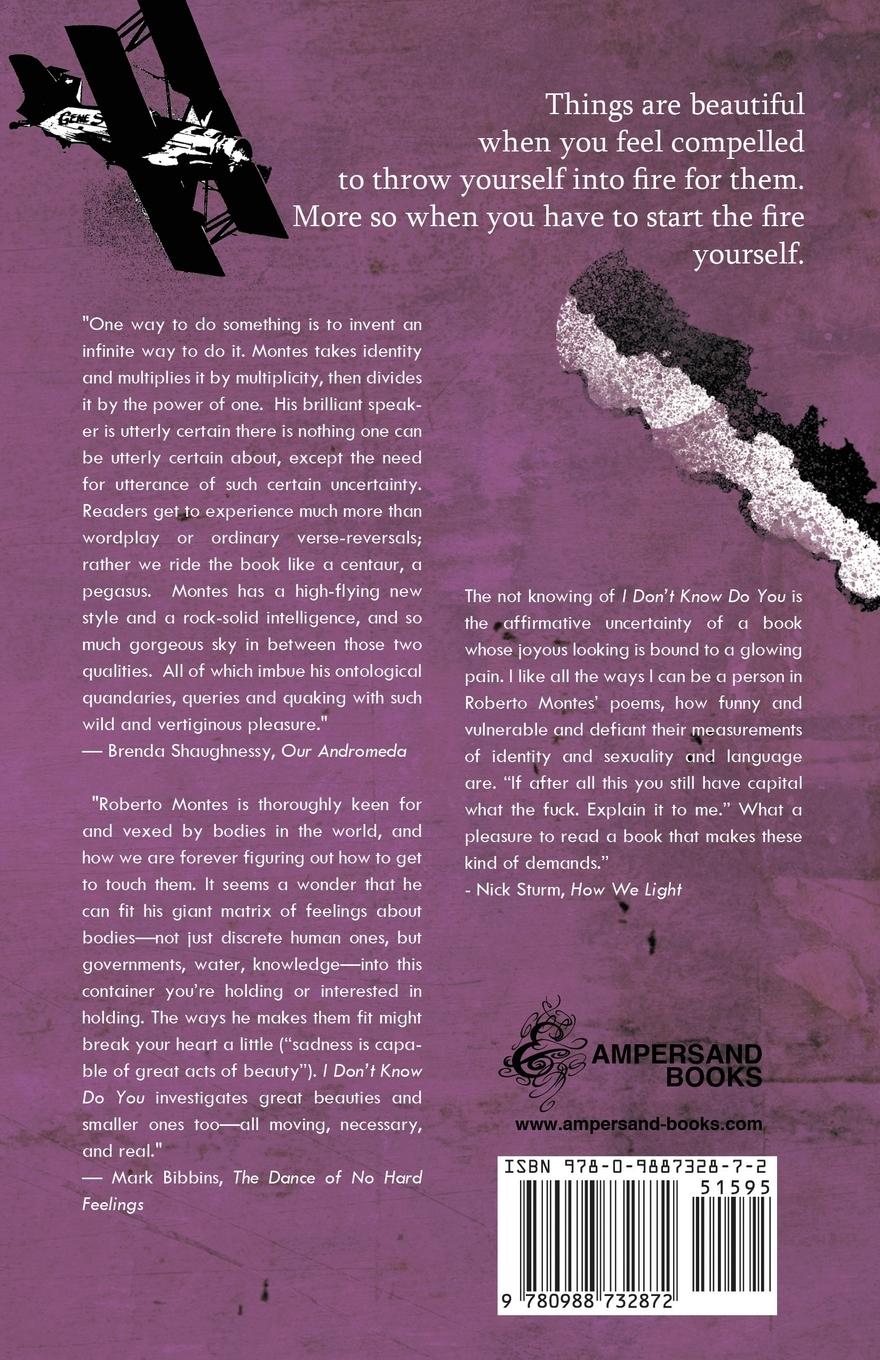 Rückseitencover I Don't Know Do You