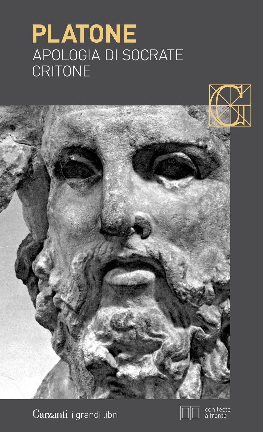 Vorderes Coverbild Apologia di Socrate-Critone. Testo greco a fronte