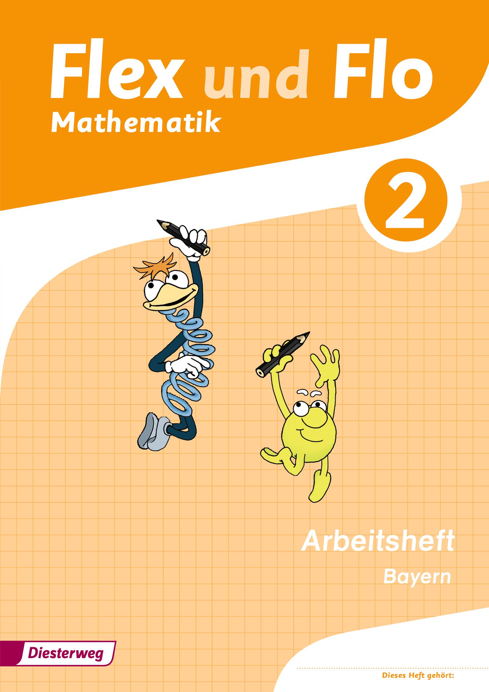 Vorderes Coverbild Flex und Flo 2. Arbeitsheft. Bayern