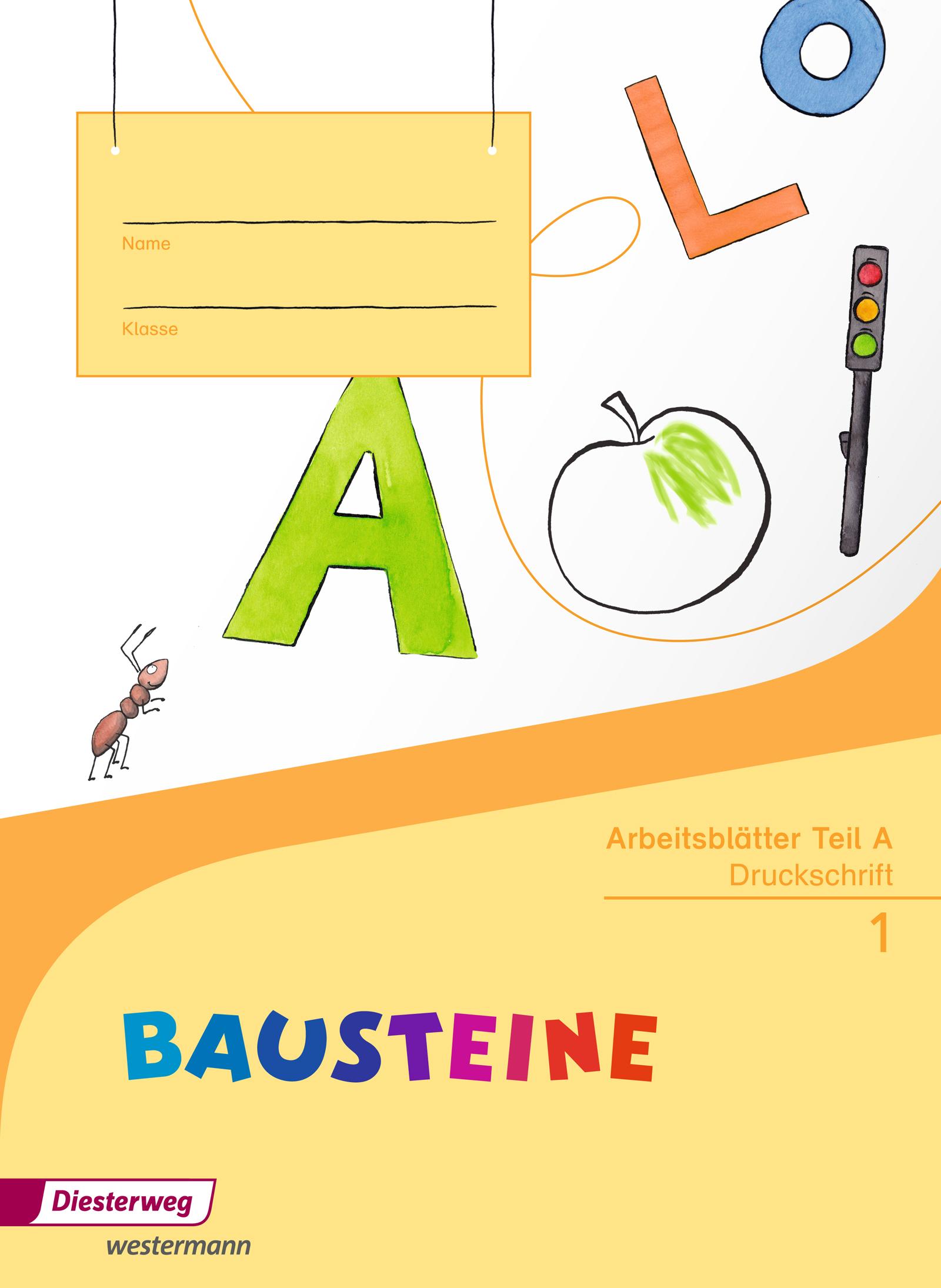 Vorderes Coverbild BAUSTEINE Fibel. Arbeitsblätter DS