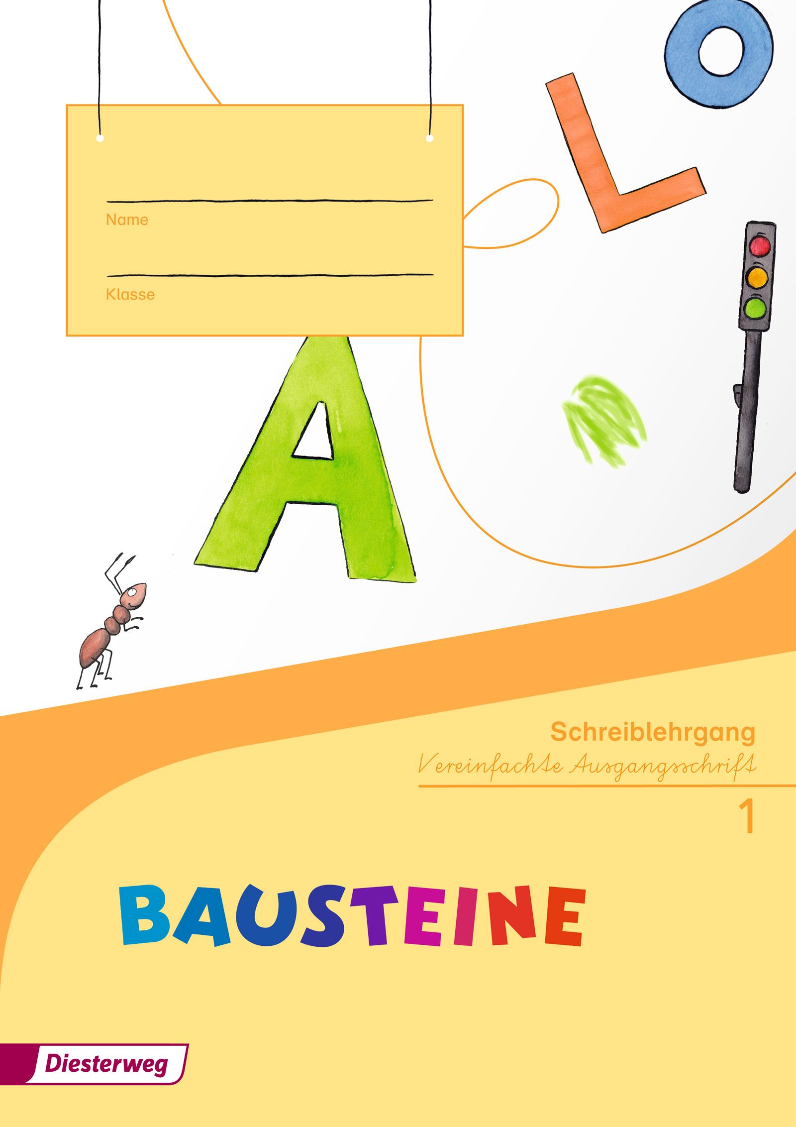 Vorderes Coverbild BAUSTEINE Fibel. Schreiblehrgang VA