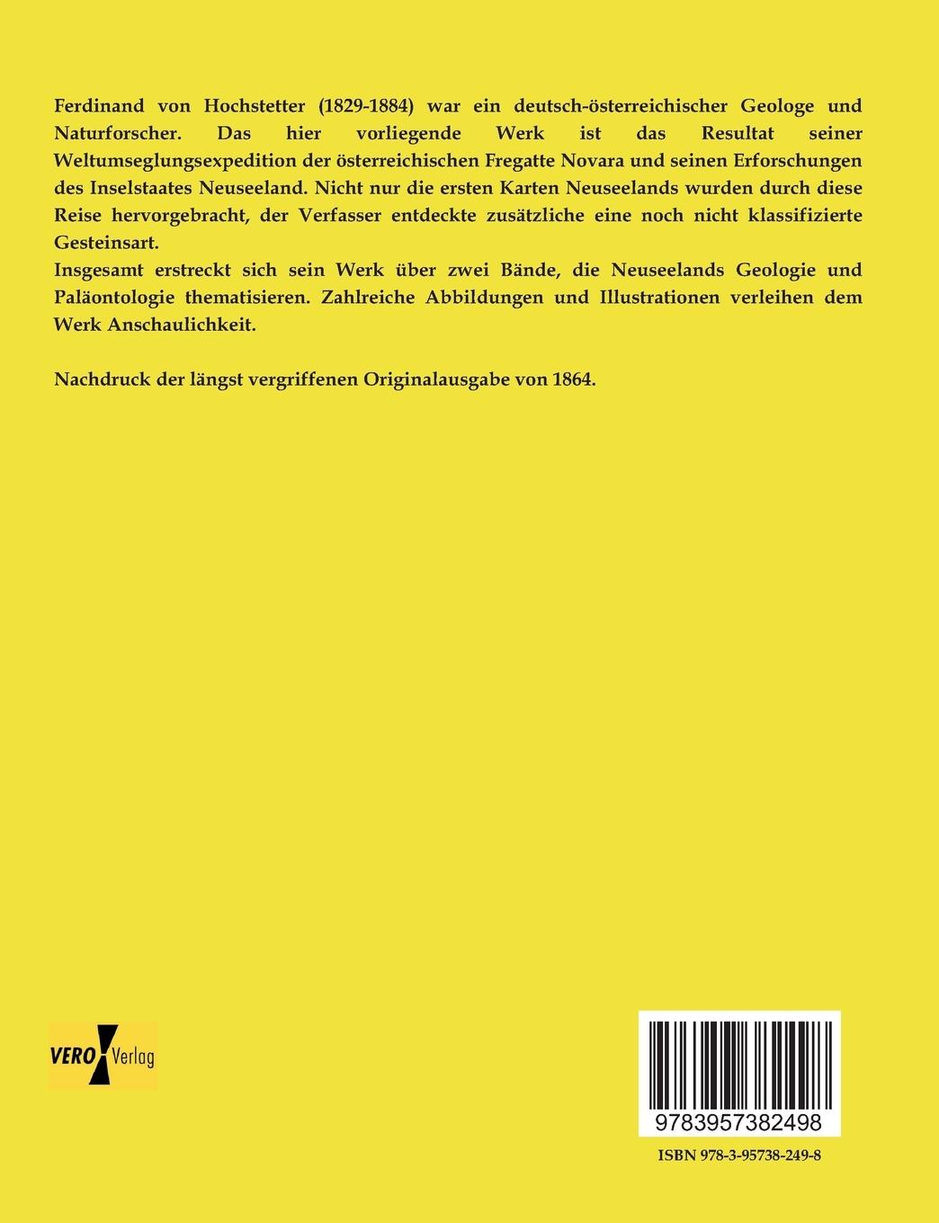 Rückseitencover Reise der österreichischen Fregatte Novara um die Erde