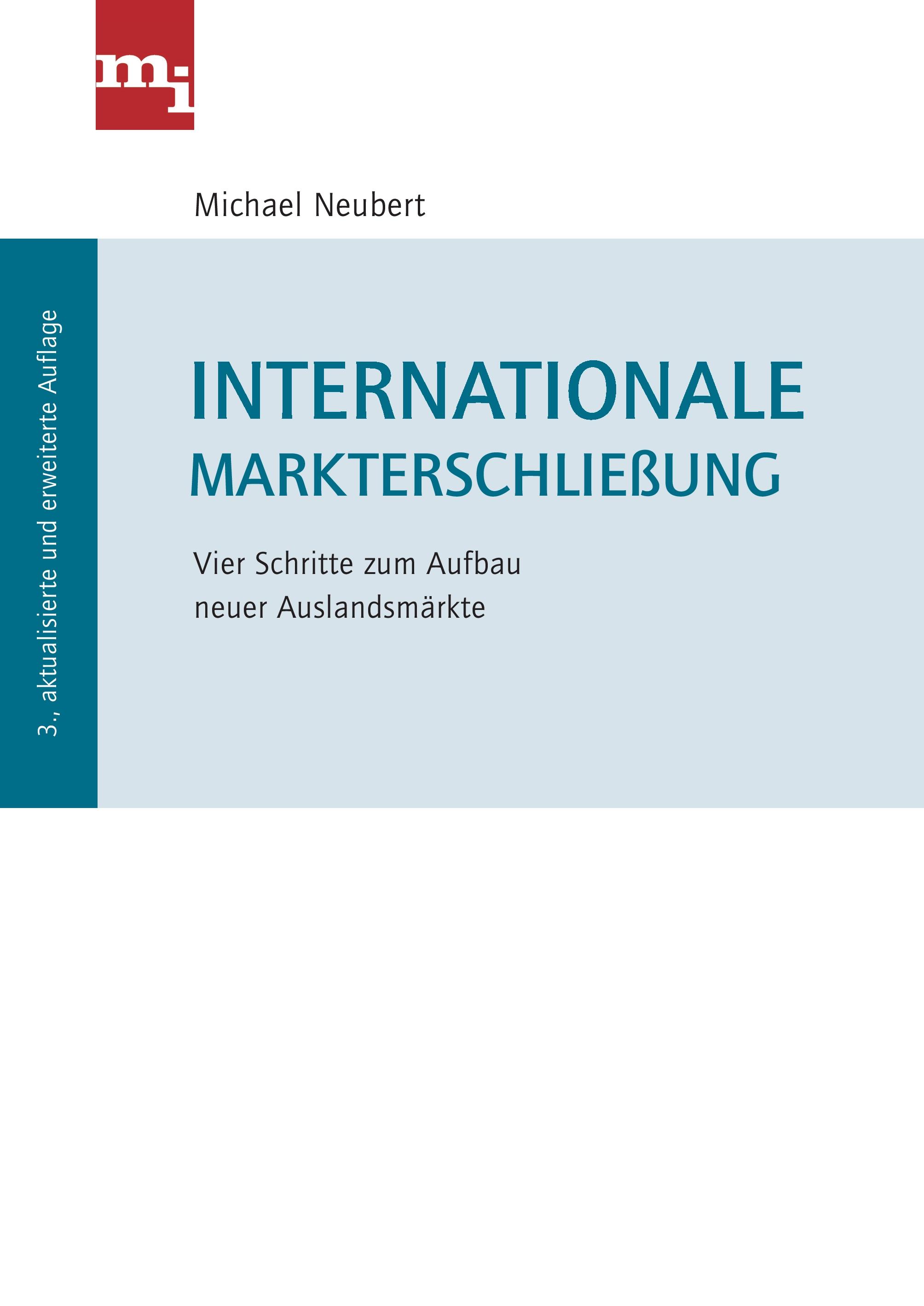 Vorderes Coverbild Internationale Markterschließung