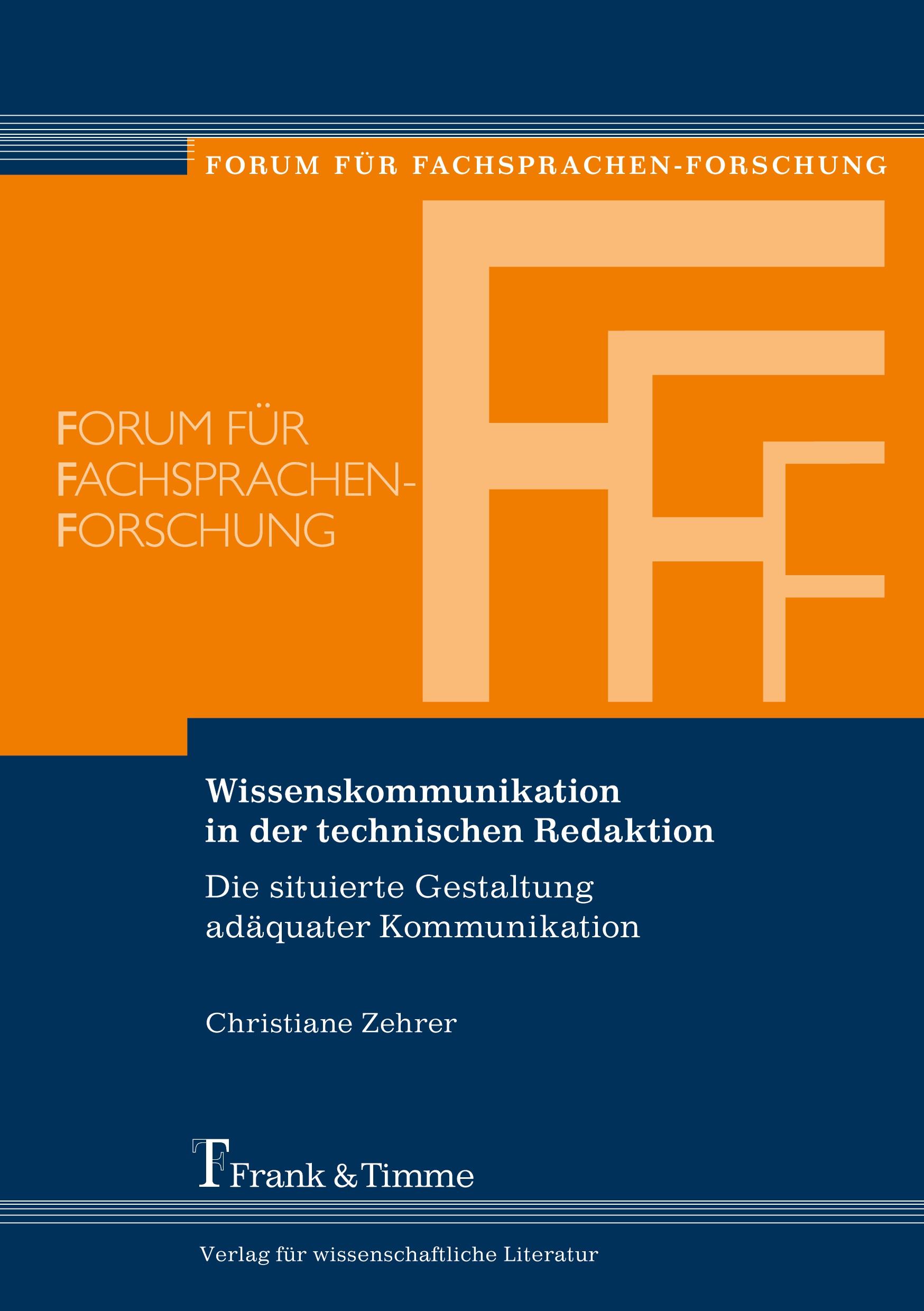 Vorderes Coverbild Wissenskommunikation in der technischen Redaktion
