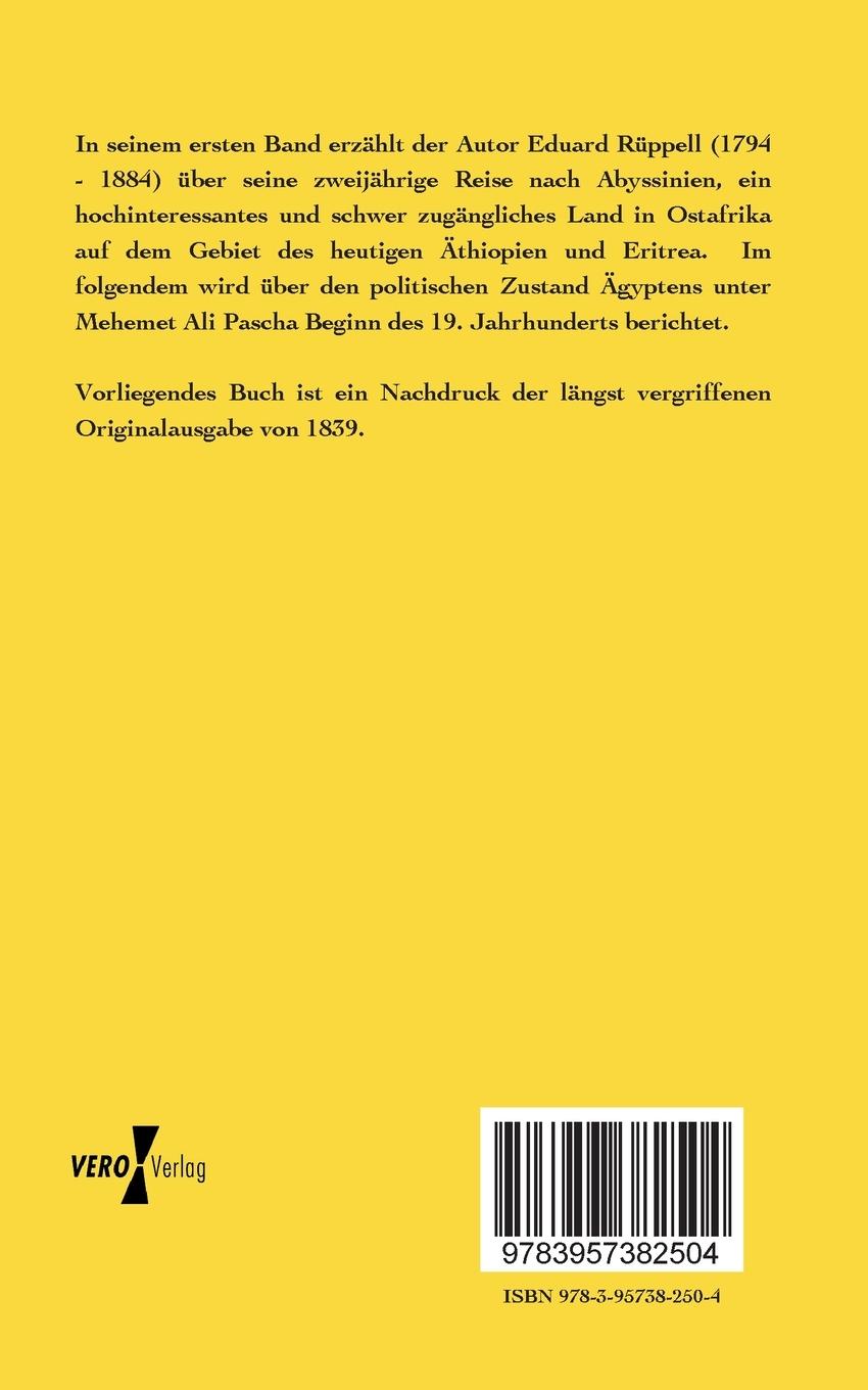 Rückseitencover Reise in Abyssinien