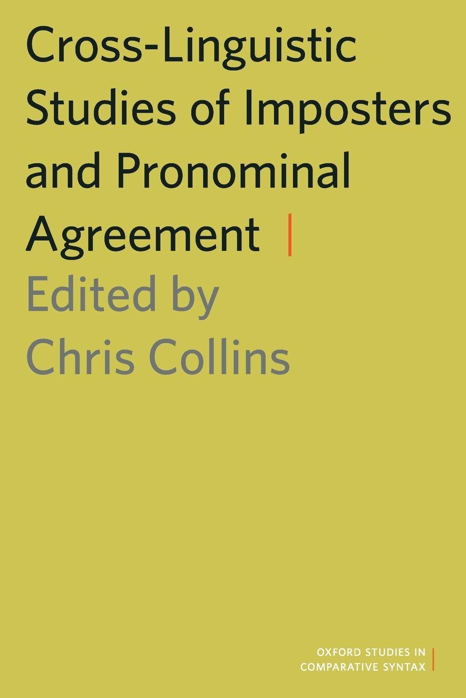 Vorderes Coverbild Cross-Linguistic Studies of Imposters and Pronominal Agreement