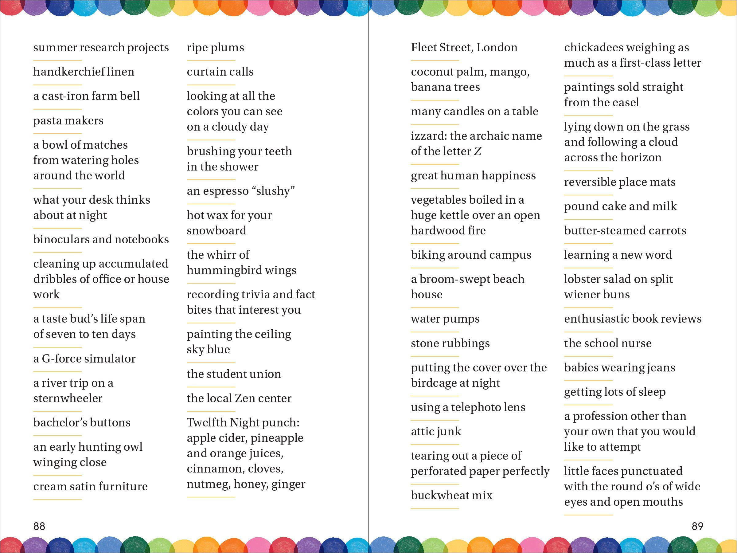 Beispielinhalt (Bild) 14,000 Things to Be Happy About. 25th Anniversary Edition
