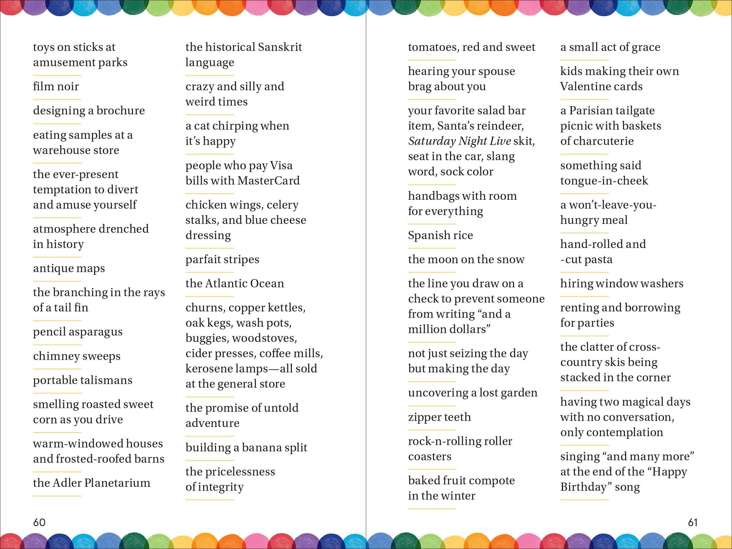 Beispielinhalt (Bild) 14,000 Things to Be Happy About. 25th Anniversary Edition