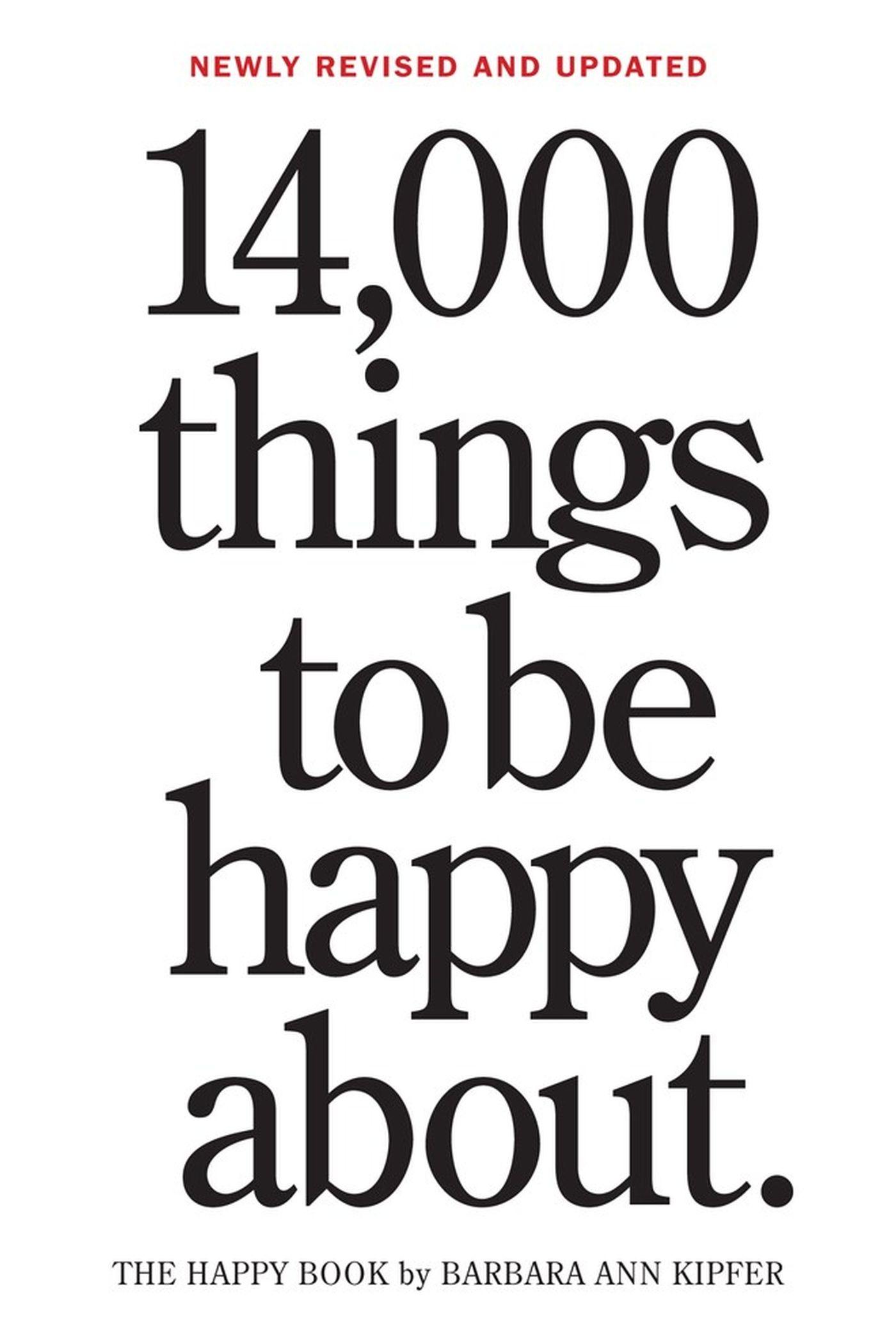 Vorderes Coverbild 14,000 Things to Be Happy About. 25th Anniversary Edition