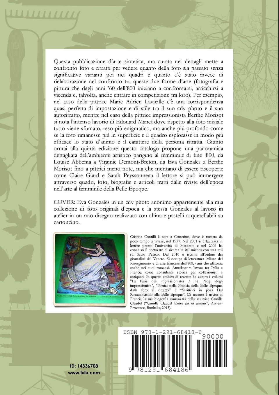 Rückseitencover Pittrici nella Francia della Belle Epoque