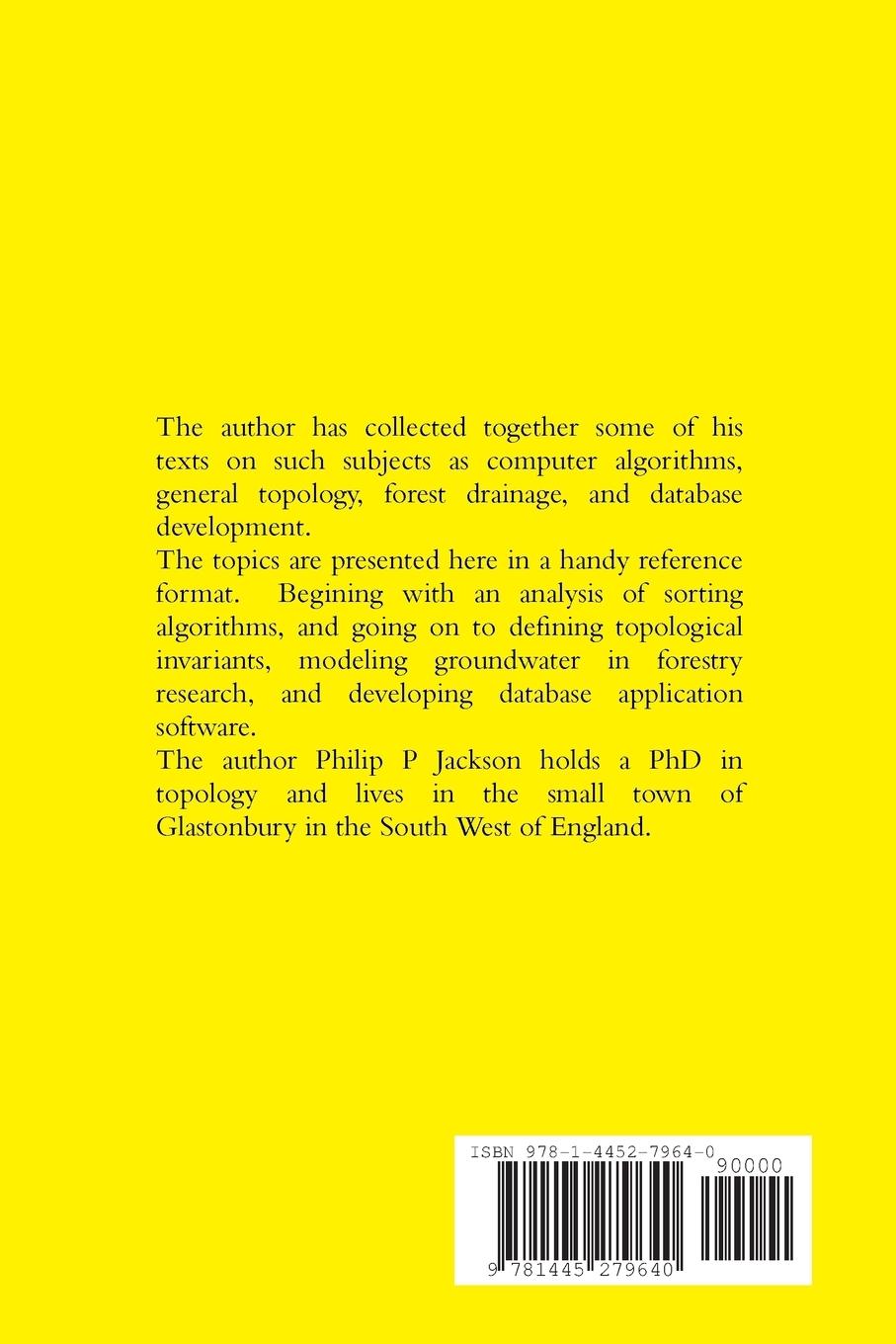 Rückseitencover Selected Works