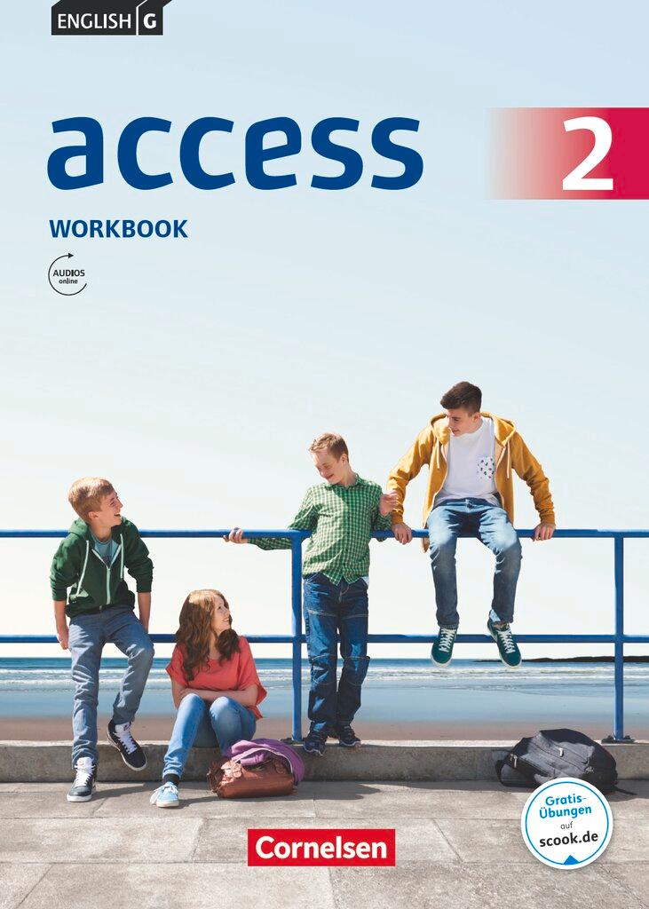 Vorderes Coverbild English G AccessBand 2: 6. Schuljahr - Workbook mit Audios online