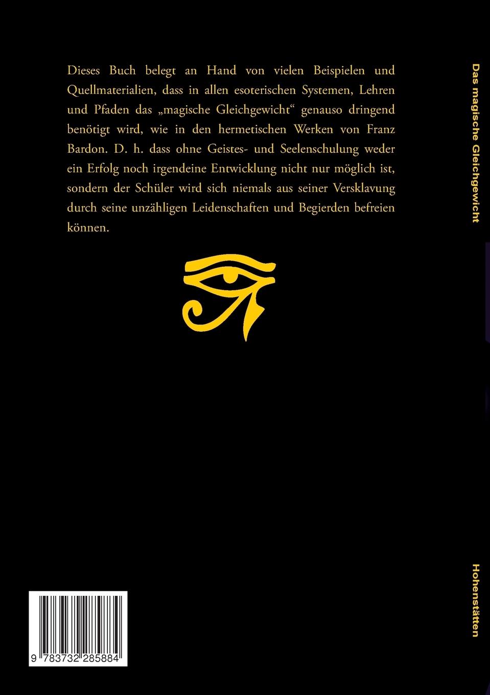 Rückseitencover Das magische Gleichgewicht