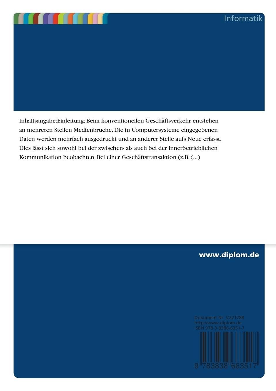 Rückseitencover Business-to-Business-Integration von EDI hin zu XML