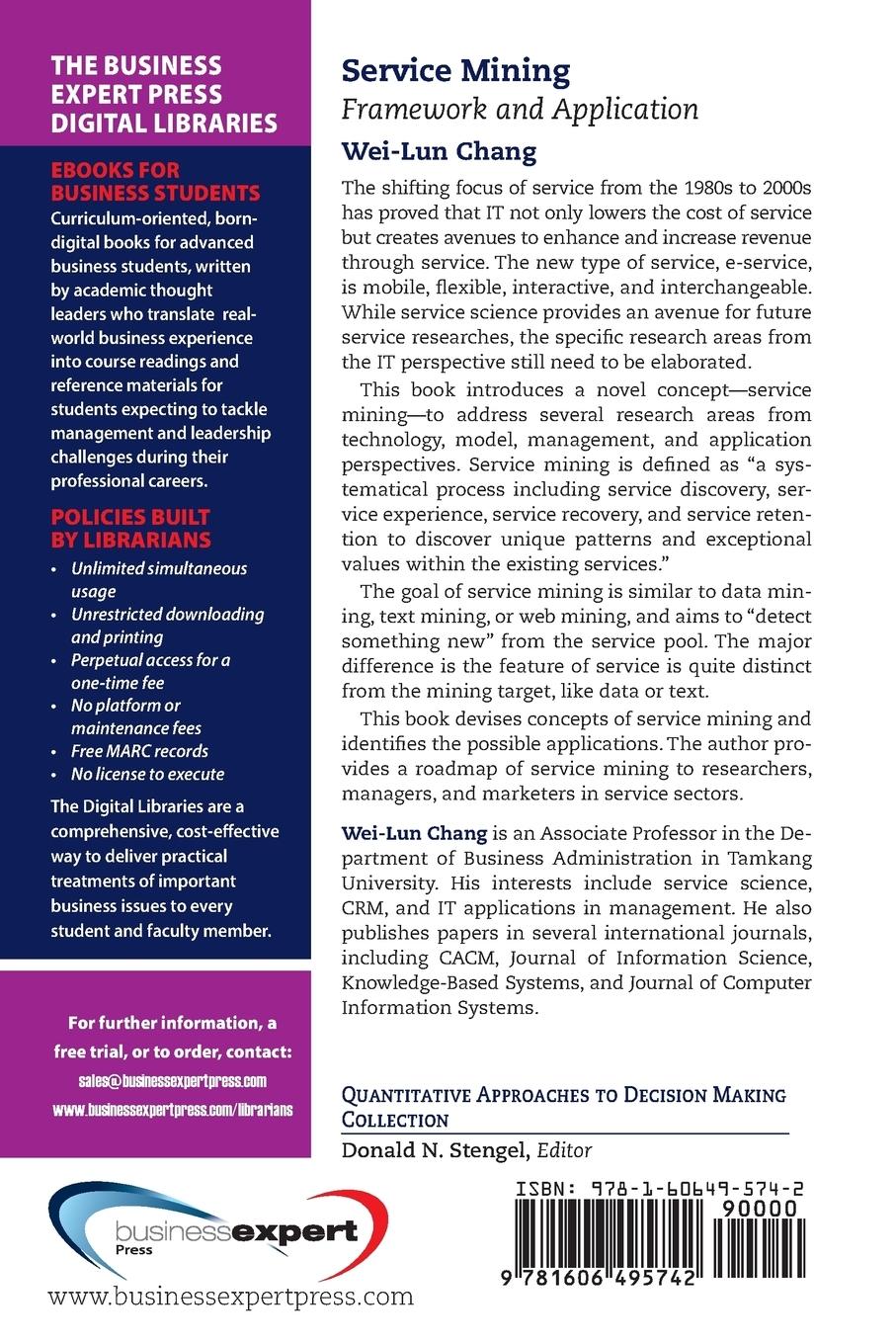 Rückseitencover Service Mining